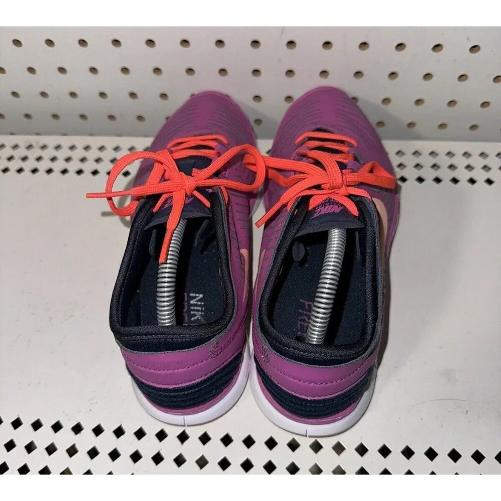 Nike Free Balanza Womens Athletic Running Training Shoes Size 6.5 Pink Blue